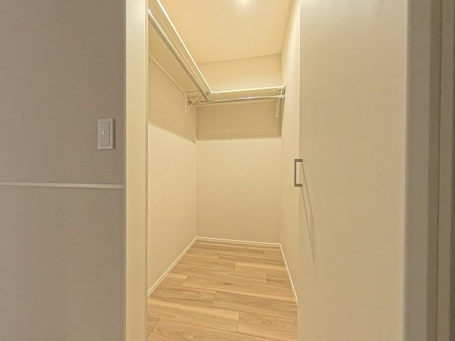 収納　大容量のウォークインクローゼット