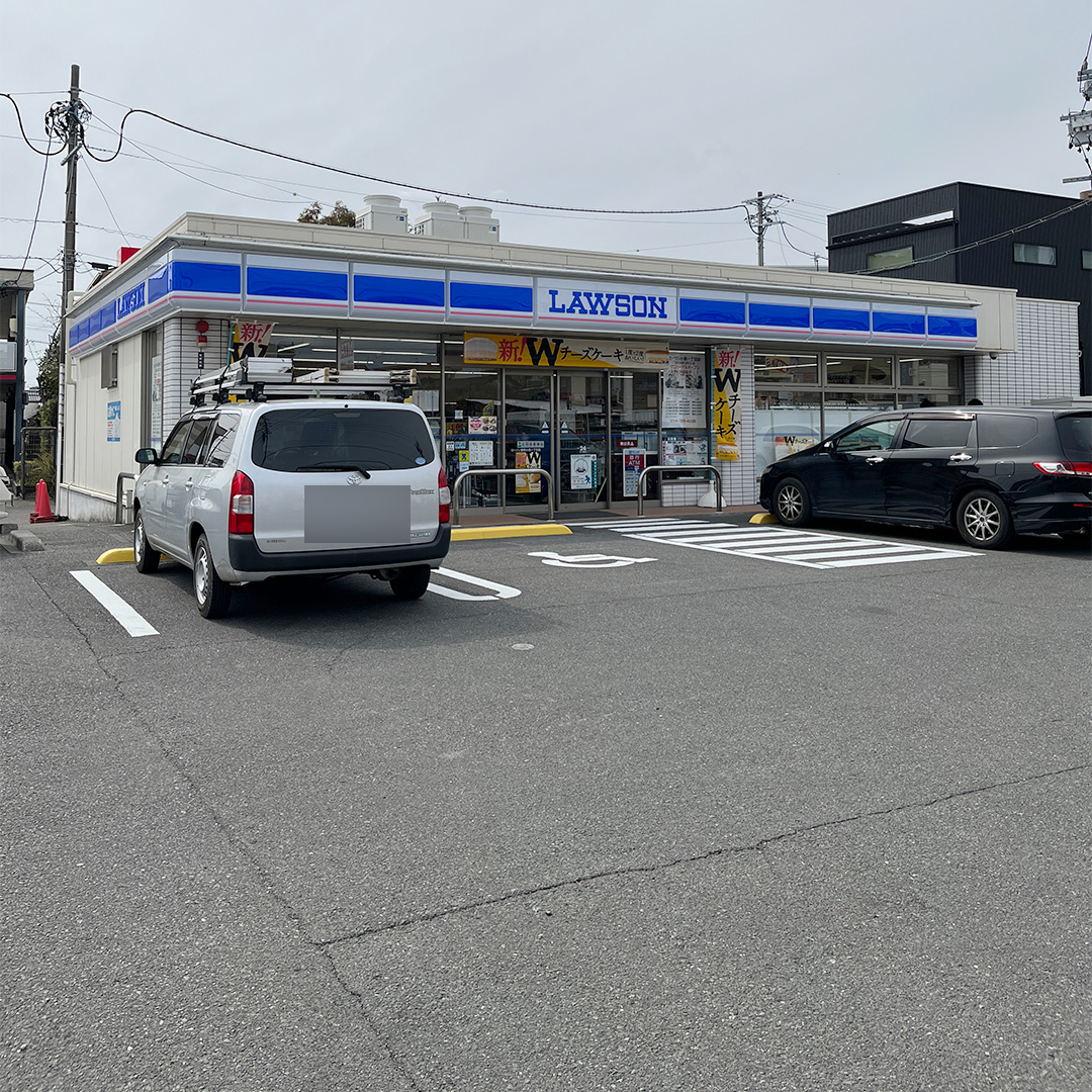 コンビニ　ローソン静岡小黒一丁目店（コンビニ）まで395m
