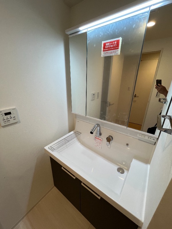 洗面設備　同タイプ別室参照画像