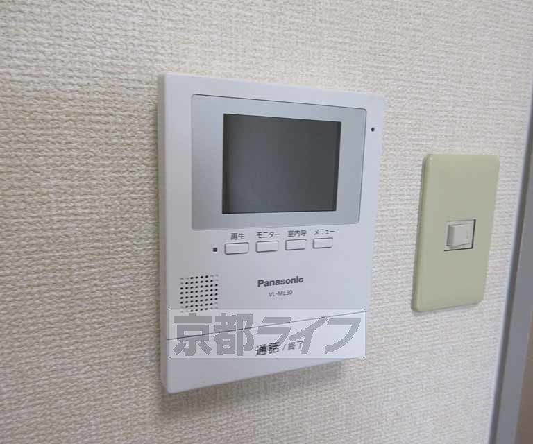 セキュリティ　モニター付きインターホン・