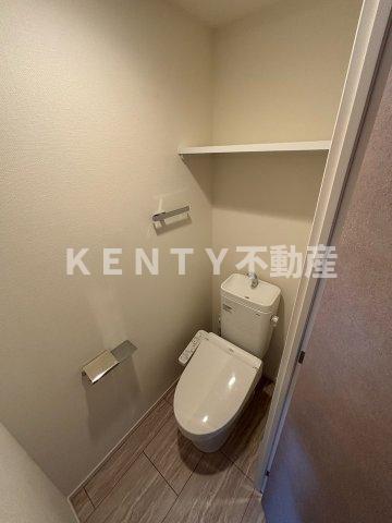 トイレ　ゆったりとした空間のトイレです