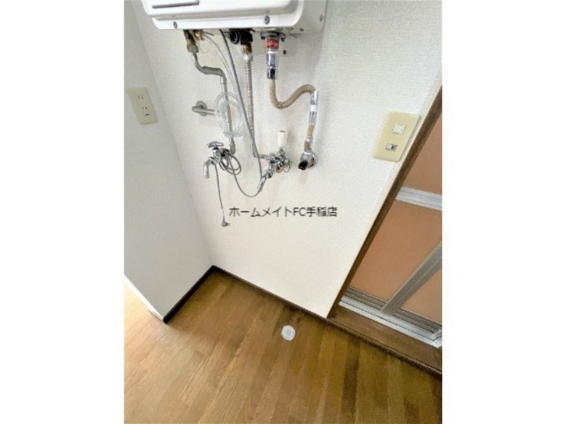 洗面設備　洗濯機置き場です！