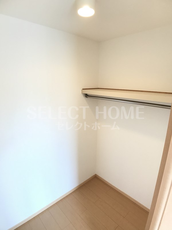 収納　たっぷりとした収納スペースです