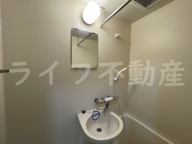 洗面設備　広い洗面スペース