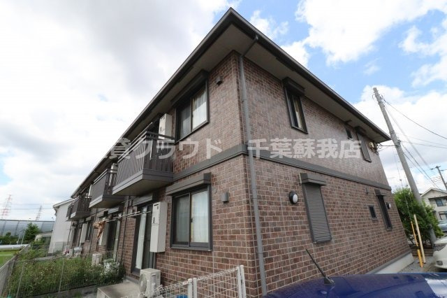 建物外観　レンガ調のおしゃれな外観ですね！