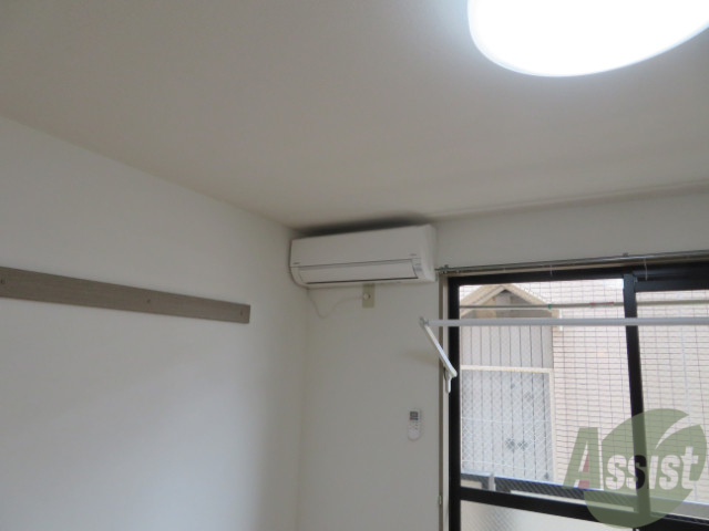 その他設備　エアコンも付いているので温度管理もできますね。