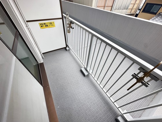 バルコニー　※別部屋の写真です