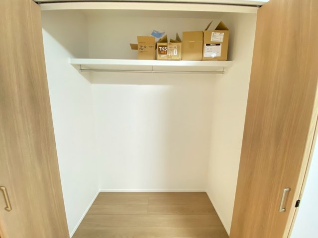 収納　モデル１０１号室内装です。