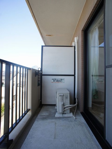 バルコニー　お洗濯物がたくさん干せます♪