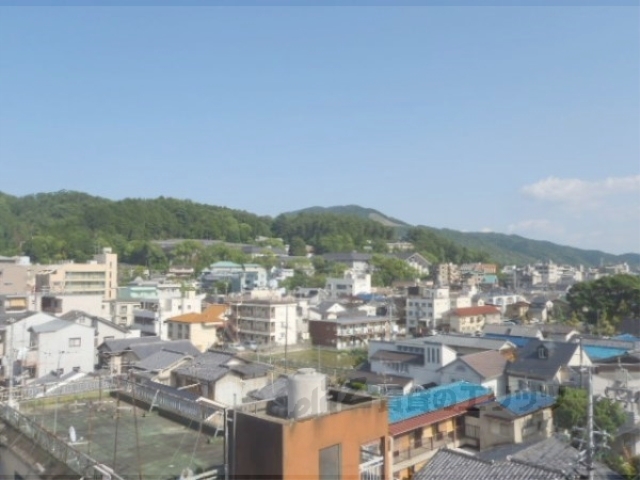 眺望　大文字がくっきり見えます。