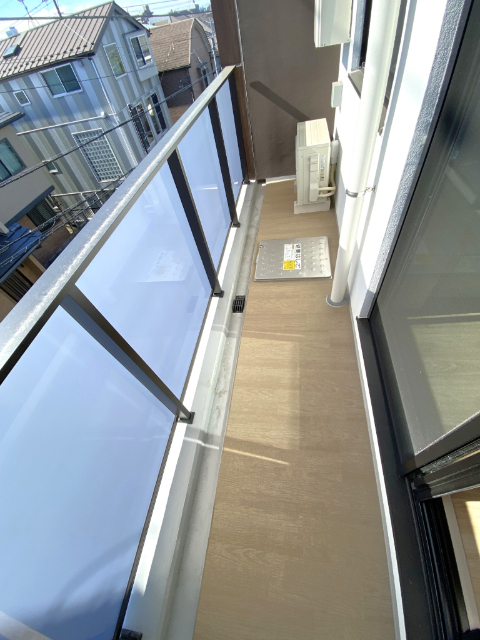 バルコニー　実際のお部屋の写真です。
