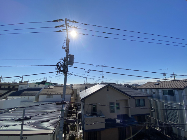 眺望　実際のお部屋の写真です。