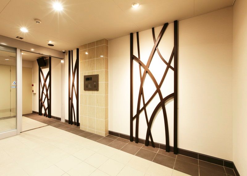 エントランス　カメラ付きフロントオートロック