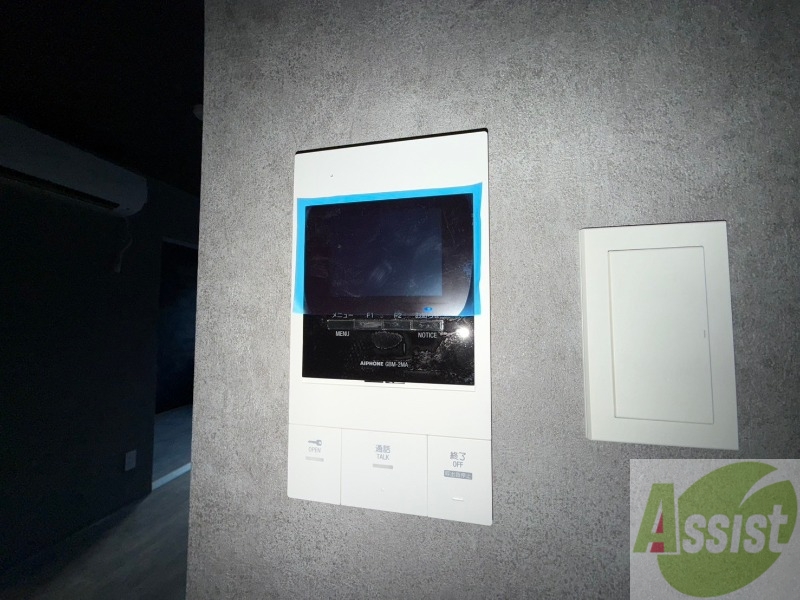 セキュリティ　インターホンで来客確認ができます。安心ですね。