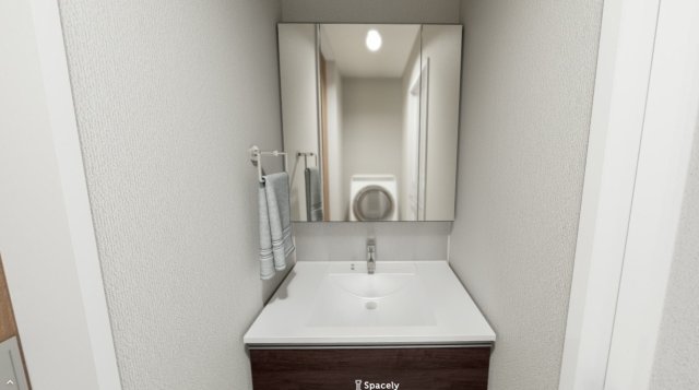 洗面設備　イメージパースなので実際とは異なります