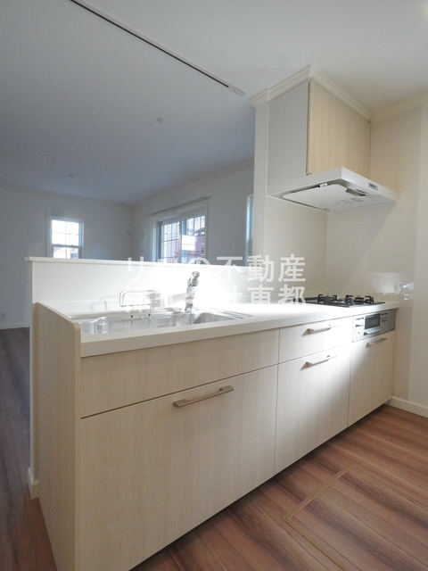 キッチン　作業スペース広々♪システムキッチン♪