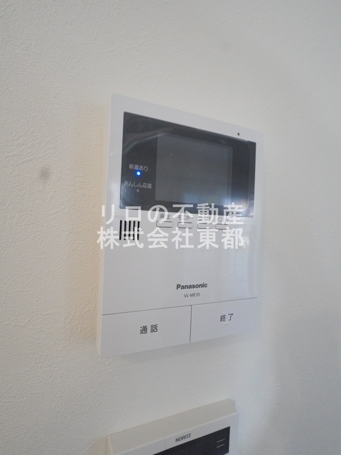 セキュリティ　訪問者が一目で分かるＴＶモニタ付インターホンです！