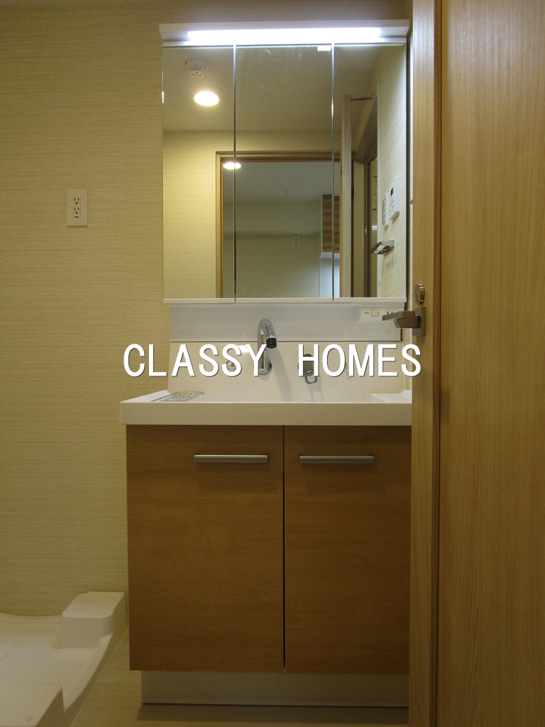 洗面設備　2022年竣工　カナール芝浦：洗面台