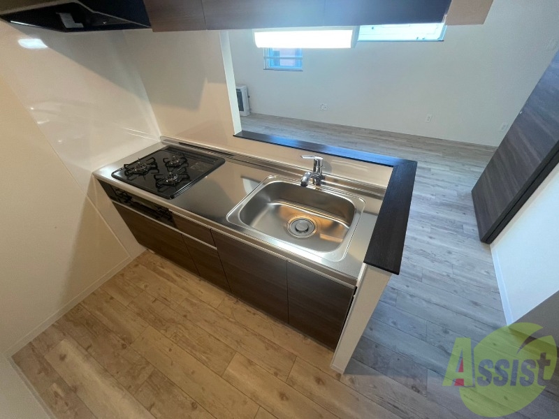 キッチン　システムキッチンなので、すぐお料理に使えます！