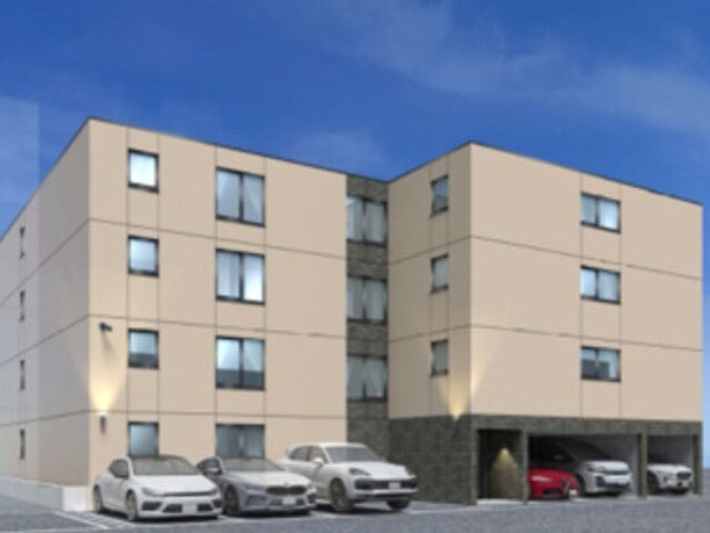 建物外観　完成後予想パース図