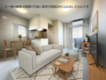 居室・リビング　※一部の画像は実際の写真に家具や調度品をCG合成したものです