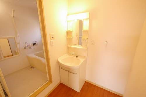 洗面設備　※別号室の写真です。洗面も綺麗