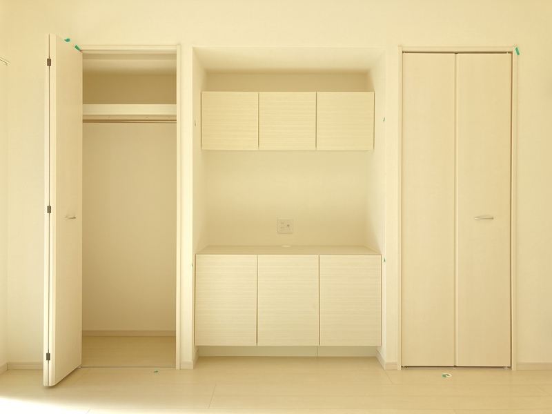 収納　たっぷりとした収納スペースです