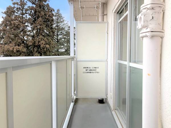バルコニー　ビレッジハウスの同一物件・同一タイプの間取りの写真です