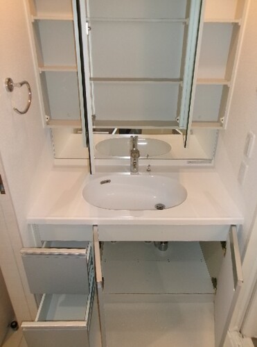 洗面設備　洗面台　※前回募集時2023年11月撮影の写真