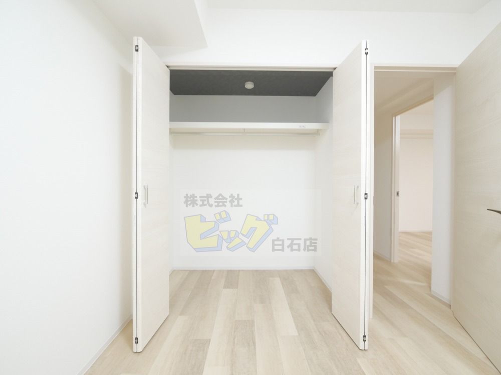 収納　各部屋にクローゼットを完備しています♪