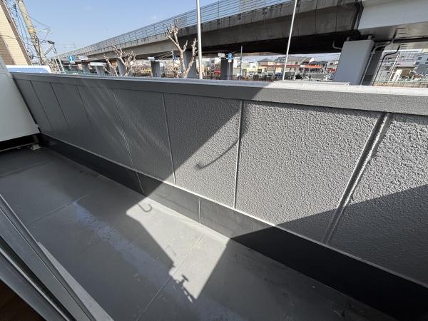 バルコニー　これまた広いです