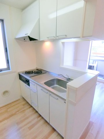 キッチン　★グリル付きガスシステムキッチンです♪