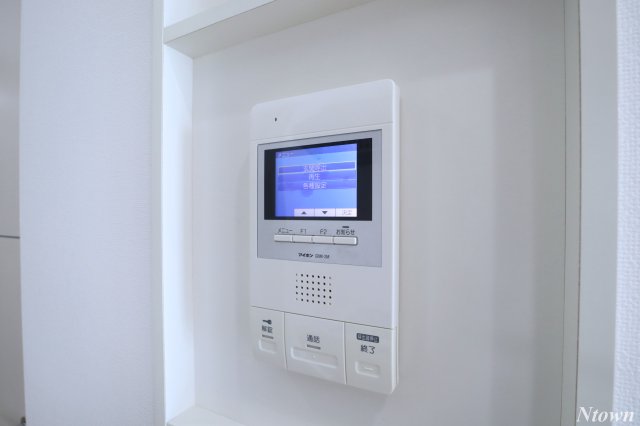 セキュリティ　モニター付きインターホンです
