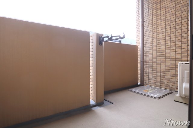 バルコニー　落ち着いた時間を過ごせるバルコニーです