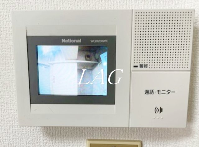 セキュリティ　モニター付きインターホンです。