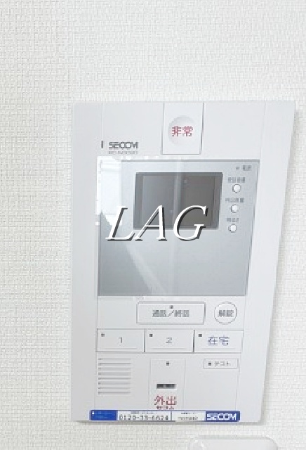 セキュリティ　モニター付きインターホンです。