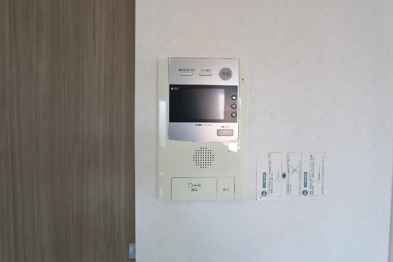 セキュリティ　急な来客時も安心ですね