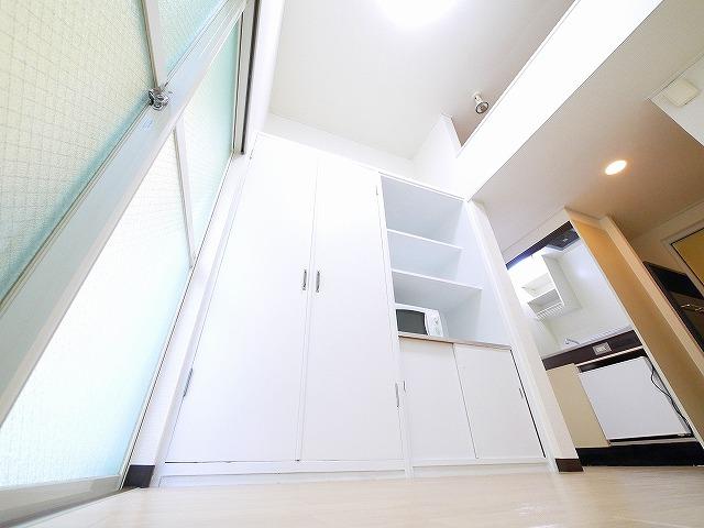 収納　大きなスペースがあり、収納には困りません