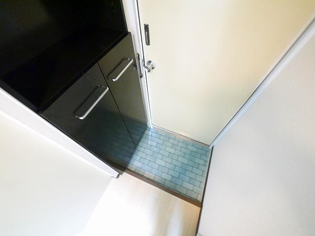 玄関　収納もある玄関です