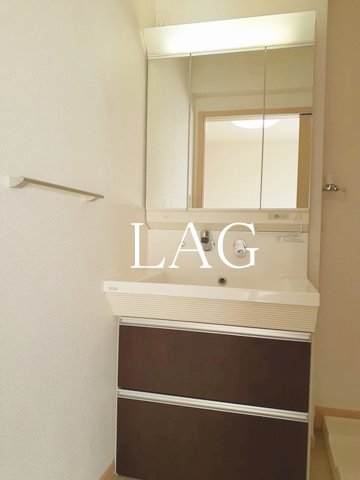 洗面設備　洗面台です。