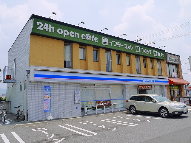 コンビニ　ローソン　奈良三条大路店（コンビニ）まで487m