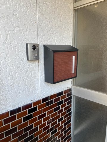 セキュリティ　テレビインターホン、ポスト新設