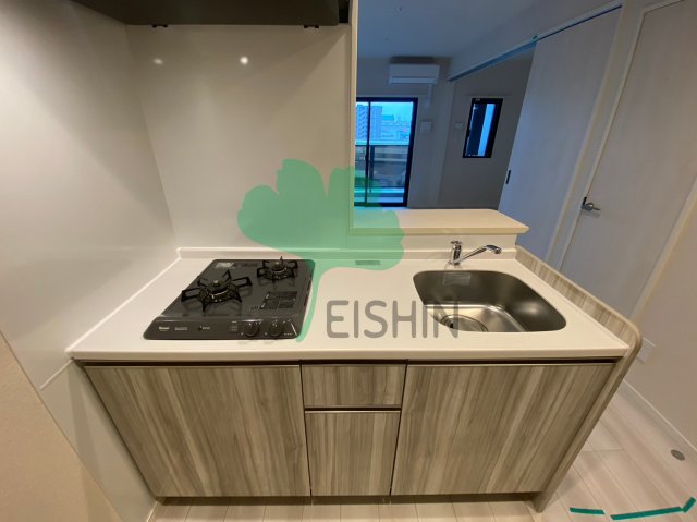 キッチン　シンプルな清潔感のあるキッチンです！