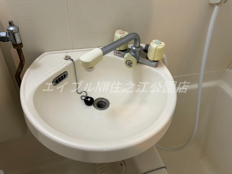 洗面設備　お邪魔します