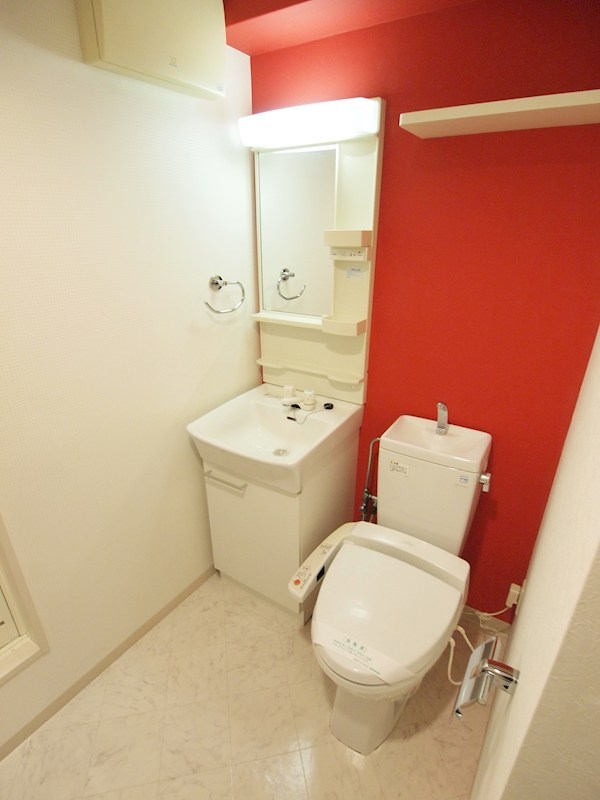 洗面設備　脱衣所。