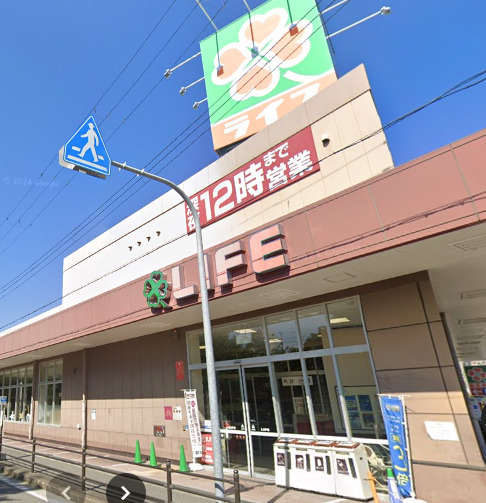 スーパー　ライフ西田辺店（スーパー）まで435m