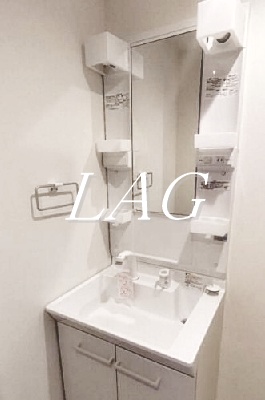 洗面設備　洗面台です。