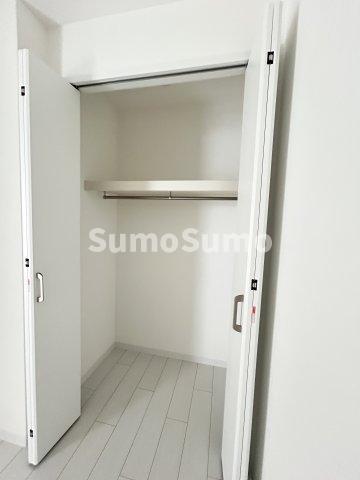 収納　たっぷりとした収納スペースです