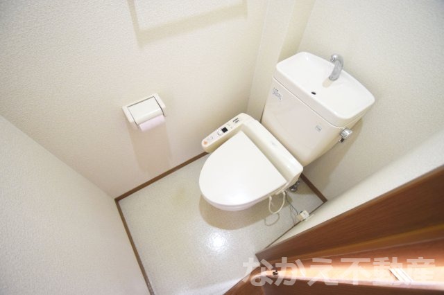 トイレ　ゆったりとした空間のトイレです