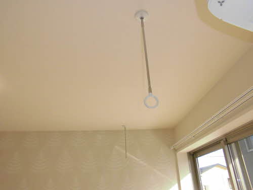 その他設備　室内物干し